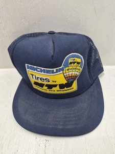 Cappello Snapback Vintage Michelin Tires By NTW Blu Pneumatici Nazionali Ingrosso - Foto 1 di 2