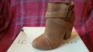 LC Lauren Conrad for Kohl's Colbie Cognac Ankle Boots, US 6, UK 4, EU 37 - Picture 1 of 12
