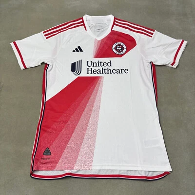 New England Revolution 23/24 Away Jersey Men's Large Red White Adidas HI1881 - Image 1 of 4