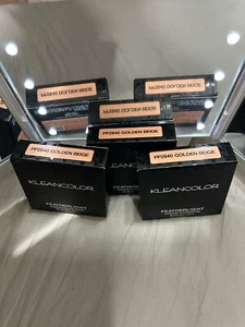 Kleancolor FeatherLight Powder Foundation Shade Golden Beige PP2840 NEW - Picture 1 of 5