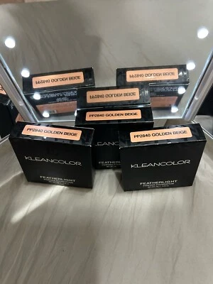 Kleancolor FeatherLight Powder Foundation Shade Golden Beige PP2840 NEW - Image 1 of 4