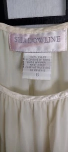 Shadowline Ivory Nylon Nightgown Size Small - Picture 1 of 8