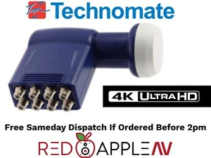 Technomate TM-8 0.2dB Low Noise Octo HD Ready 3D UHD 4K Ready LNB FREE Delivery - Picture 1 of 2