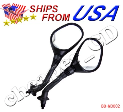 8mm Black Mirror set for Jonway TaoTao 50cc 125cc 110cc 150cc Scooter - Image 1 of 3
