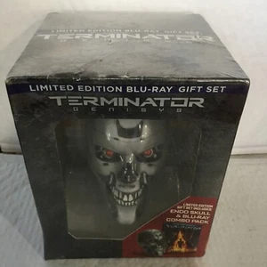 Terminator Genisys (Blu-ray/DVD/DC 2015) Endo Skull Limited Edition Gift Set New - Picture 1 of 5