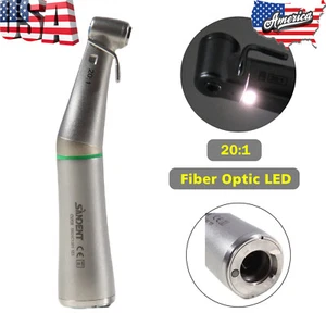 Pieza de mano de empuje contra ángulo reducción quirúrgica implante LED 20:1 dental - Imagen 1 de 23