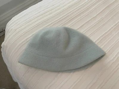 Sombrero cubo David & Young mezcla de angora azul bebé para mujer talla única DY-KB-2 Foto 1 de 3