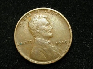 OLD COIN SALE! XF+ 1913-P WHEAT CENT PENNY *COLLECTIBLE CONDITION COPPER* #309W - Picture 1 of 2