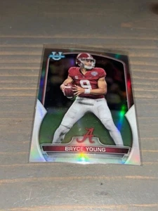 2022 Bowman University Chrome - Bryce Young #1 Refractor - Picture 1 of 2