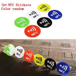 1Pcs Waterproof PET Material NFC Stickers Smart Ntag213 Tags For All Phones/fw - Photo 1 sur 9