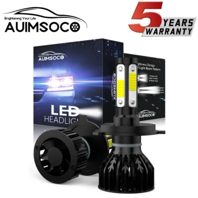 For Honda City Sedan 4-Door 1.5L 2010-2014 H4/9003 LED Headlight High Low Bulbs - Image 1 of 4