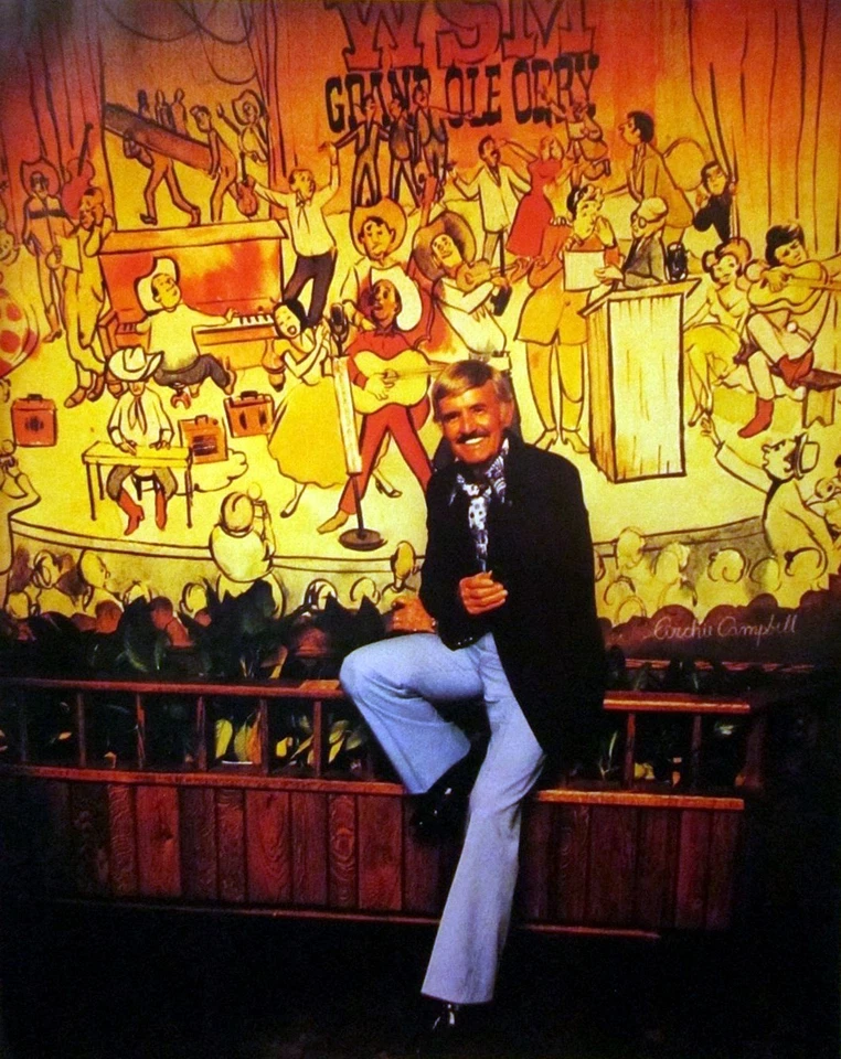 ARCHIE CAMPBELL country clipping 1980s color photo Hee Haw comedian Opry 8x10 - Image 1 of 1