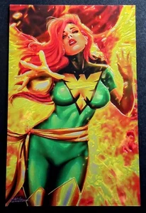 WAIFU CHRONICLES #1 Phoenix Raised Textured METAL Homage (Nice) Rocha X-Men - Picture 1 of 3