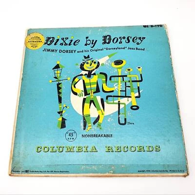 Jimmy Dorsey & Dorseland Band Dixie By Dorsey 2x EP Record Columbia 1950 B-196 Y - Image 1 of 4