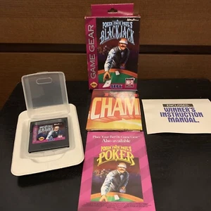 Poker Face Paul's Blackjack (Sega Game Gear) CIB tutti gli inserti poster più in negozio - Foto 1 di 23