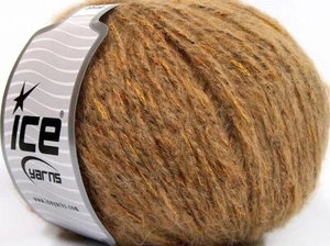4-Skein Lot Alpaca Shine Yarn Medium brown gold black green - Picture 1 of 4