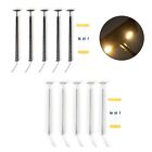 5*lamps+5*resistors For Rail Forbuilding Layout Metal With LEDs Black/Silver