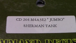 (WM) Old Glory Command Decision 15mm WW2 US M4A3E2 Jumbo Sherman (CD-264) - Picture 1 of 2