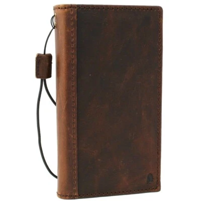 Genuine Natural Leather Case for Galaxy S20 Wallet ID Book Soft Luxury Handmade - Image 1 of 4