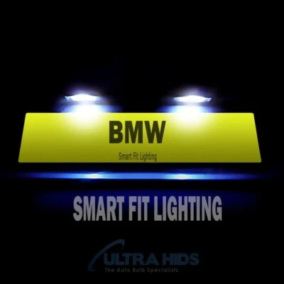 BMW E39 E46 E53 E60 E70 E90 Error Free Xenon White LED Number Plate Light Bulbs - Image 1 of 2