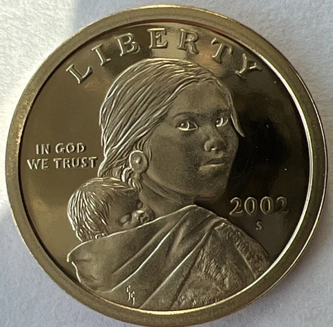 GEM PROOF 2002-S Sacagawea Native American Dollar DEEP CAMEO BUY MORE, SAVE MORE Cover