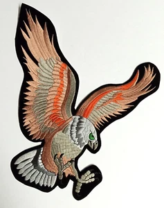 Eagle Claws USA Embroidered Iron On Jacket Patch 12"h x 9.5"w NEW - Picture 1 of 3