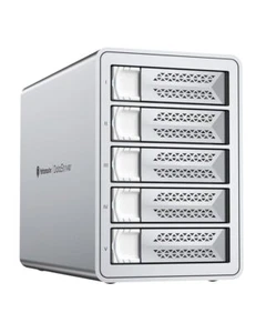 5 Bay Festplattengehäuse Daisy-Chain, Type C 10Gbps Externe Festplatte Aluminum - Bild 1 von 11