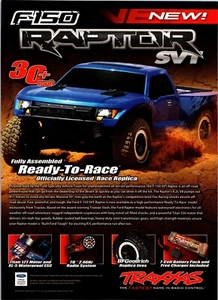 Traxxas RC Ford F-150 Raptor SVT RTR Print Ad Wall Decor Ephemera - Picture 1 of 1