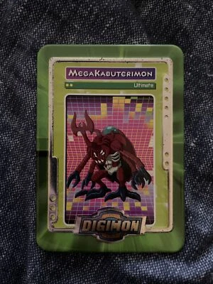 Digimon MegaKabuterimon Ultimate Metal Card Unlimited Taco Bell Promo 2000 - Image 1 of 2