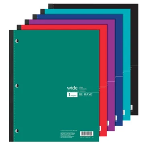Office Depot Brand Wireless Notebook, 8in x 10-1/2in, Wide Ruled, 80(PKG of 14) - Picture 1 of 1