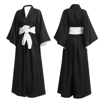 Anime Bleach Kurosaki Ichigo Die pa Uniforme Kimono Top Pantalones Conjunto Disfraz Juegos con disfraces Foto 1 de 4