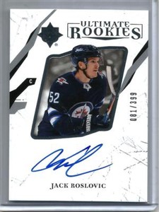 Jack Roslovic 17/18 Ultimate Collection Autograph Rookie #081/399