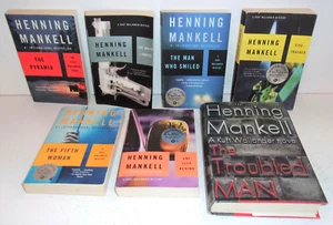 7 books by Henning Mankell from the Kurt Wallander series - Picture 1 of 5