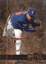 1996 Metal Universe Platinum Cleveland Indians Baseball Card #49 Jose Mesa