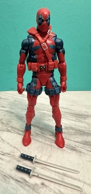 Hasbro Marvel Legends X-Men X-Force Tarjeta Retro Deadpool 6" Figura Incompleta Foto 1 de 3