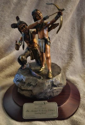 Legends, "Guiding Hand" 1995 Collector's Piece By C.A. Pardell, Mixed Media - Image 1 of 4