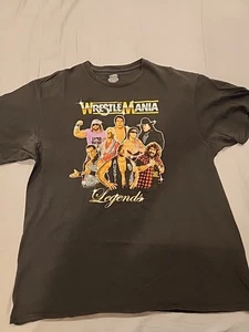 WWE Legends Shirt Men's XL Wrestlemania Graphic Tee Ripple Junction WWF - Picture 1 of 5