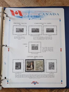 Colección de estampillas para principiantes de Canadá - Álbum incompleto 51 estampillas CANADÁ - años 50-70 como nuevas - Imagen 1 de 18