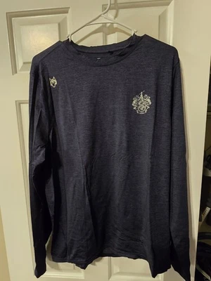 Camiseta de manga larga Greyson Trump National Golf Club azul oscuro. Talla mediana Foto 1 de 4