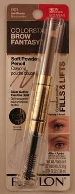 Revlon ColorStay Brow Fantasy Brow Pencil 001 Ash Blonde Clear Gel New Sealed - Image 1 of 2