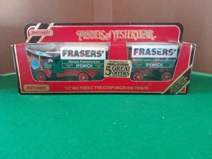 MATCHBOX MODELS OF YESTERYEAR Y-27 1922 FODEN C TYPE STEAM WAGON & TRAILER - Picture 1 of 5