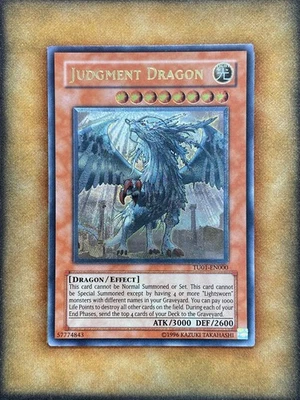 Yugioh Judgment Dragon TU01-EN000 Ultimate Rare NM - Image 1 of 4