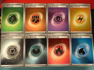 Pokemon - Scarlet & Violet 151 - Holo Foil Energy Bundle - 1 Of Each Colour - Picture 1 of 1