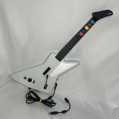 Xbox 360 Guitar Hero Gibson Xplorer RedOctane 95157 w/ USB Breakaway - TESTED - Image 1 of 4