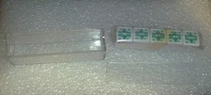 Vintage Poker Dice  Set of 5 With Plastic Case~*~Never Used or Even Opened - Picture 1 of 10