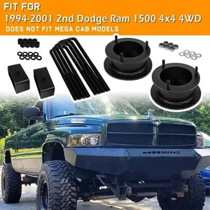 3" Front + 3" Rear Full Lift Kit for 1994-2001 Dodge Ram 1500 4WD 2WD Suspension - Imagen 1 de 8