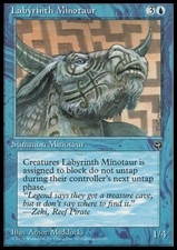 Magic the Gathering MTG Labyrinth Minotaur (30b) Homelands   NM
