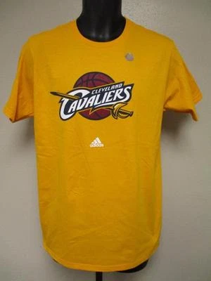 NEW Cleveland Cavaliers Adult Mens Size M Medium Yellow Adidas Shirt - Image 1 of 4