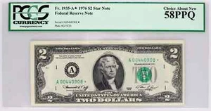 1976 $2 Federal Reserve Notes 1935-A* - Picture 1 of 2