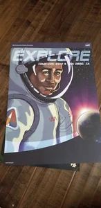 2018 SDCC EXCLUSIVE NASA EXPLORE COMIC CON SAN DIEGO 2018 POSTER 14" X 20" - Picture 1 of 1